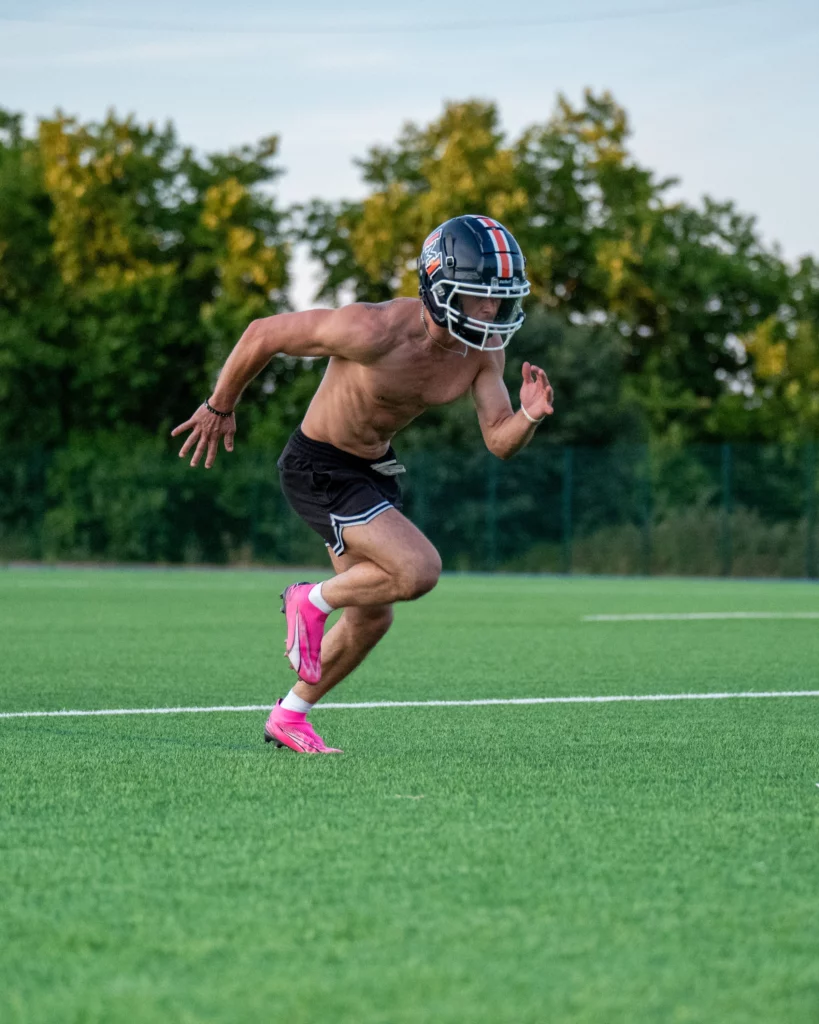 Préparation saison de football américain