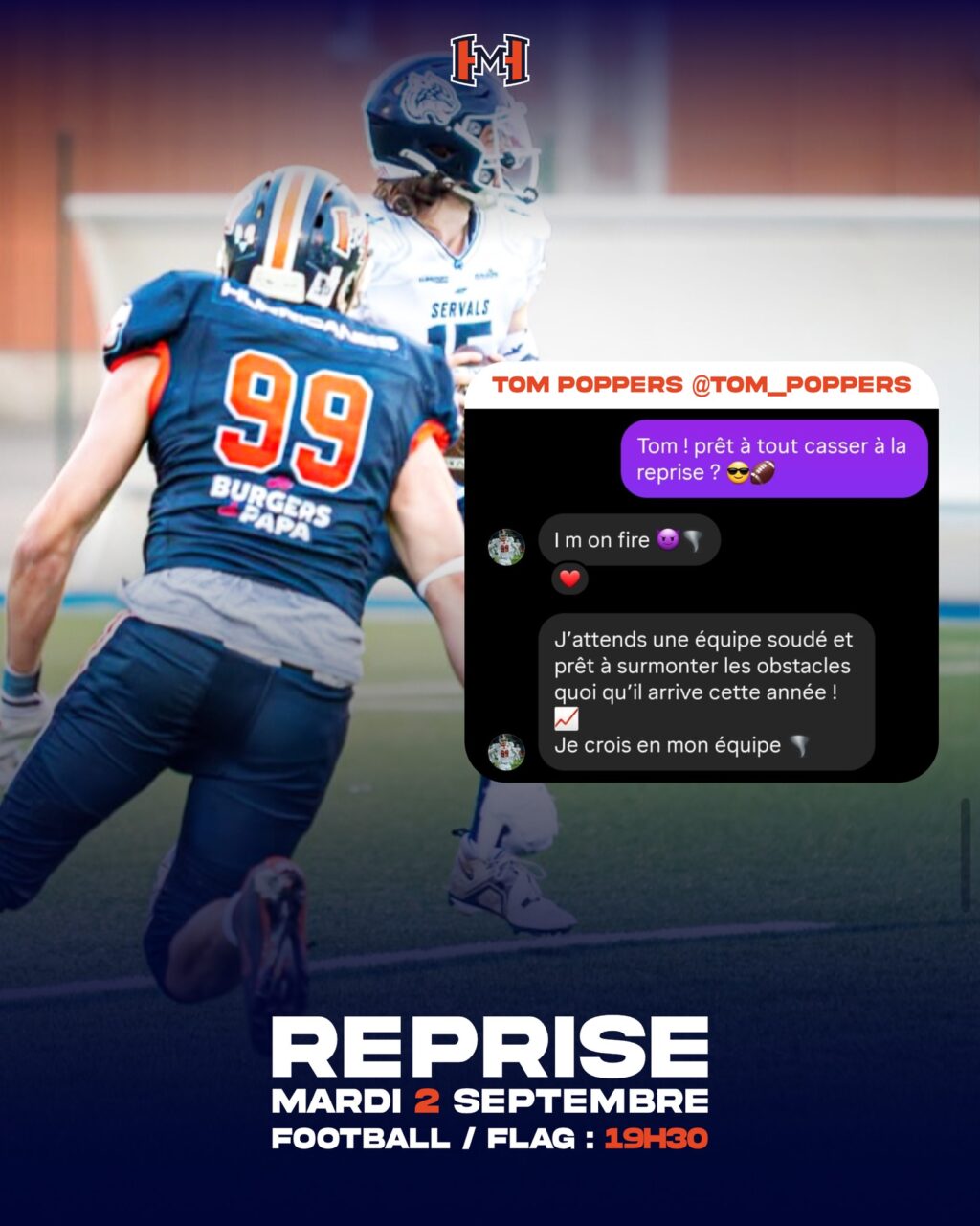 Instagram post from hurricanes_montpellier. This post is in position 2.